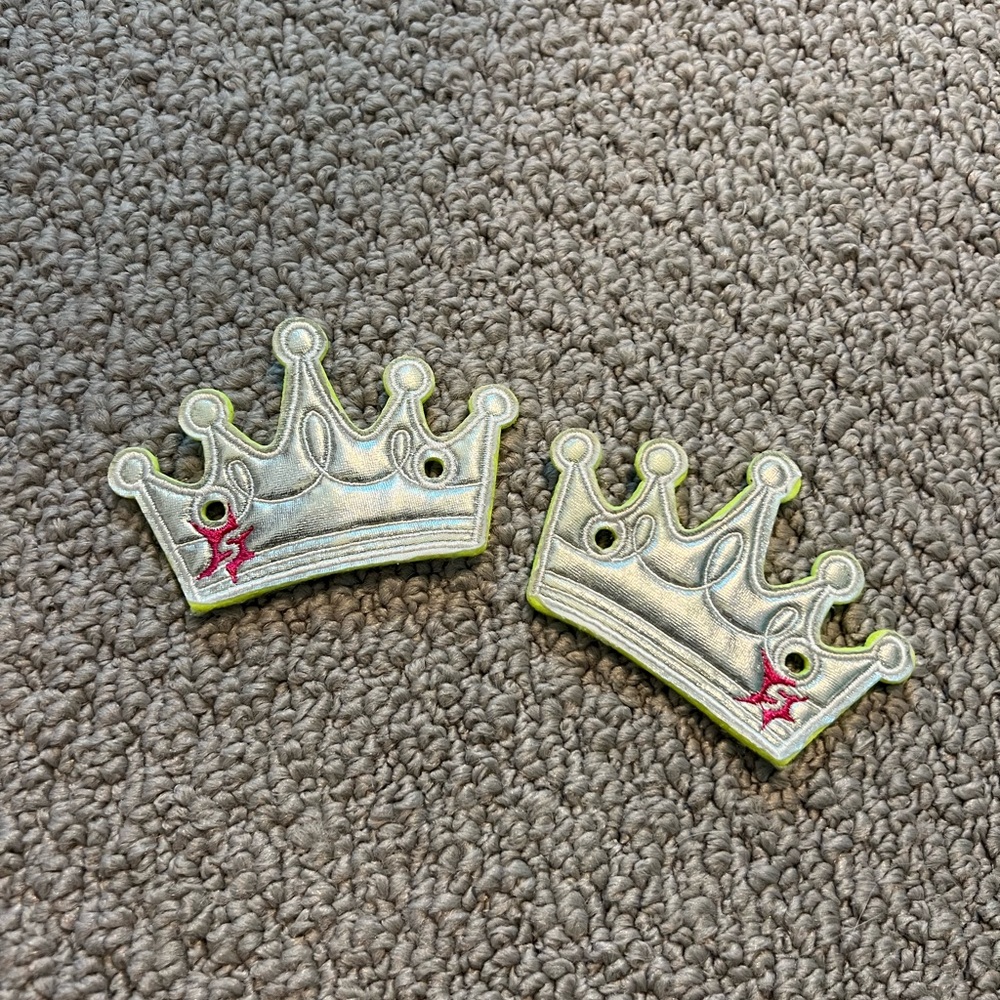 Silver Crown Shoe Bling!